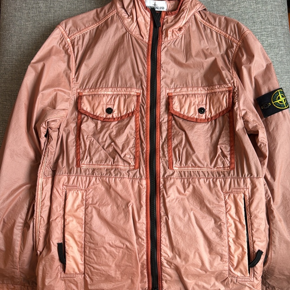 Stone Island Lamy Flock Zip up with Hood
